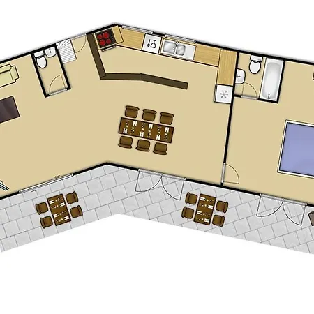 Sarakinatika Sleeps 6 Pool Air Con Wifi Viggla